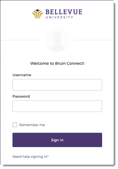 Bruin Connect Login Box